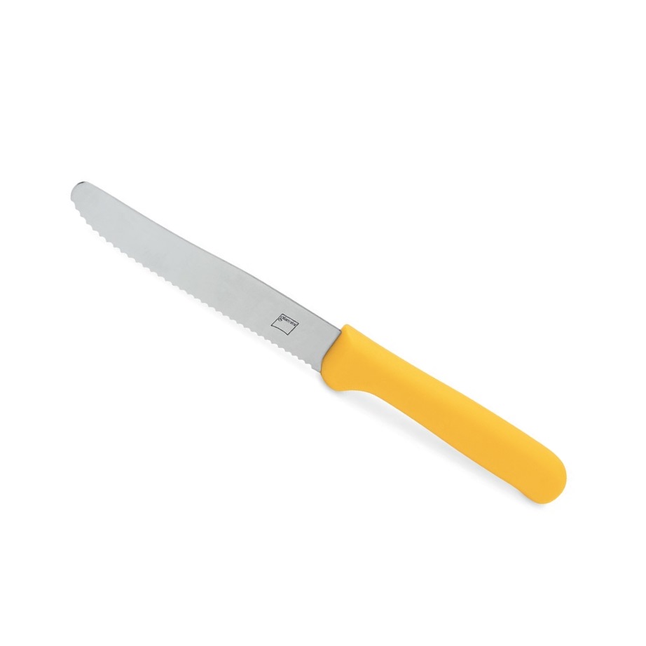 Snídaňový nůž FACTOTUM, žlutý - Carlo Giannini