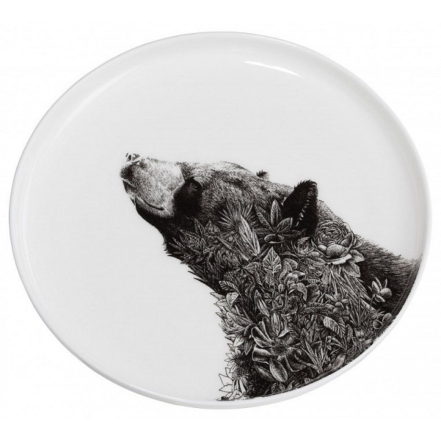 Porcelánový Talíř Marini Ferlazzo Asijský černý medvěd 20 cm - Maxwell&Williams