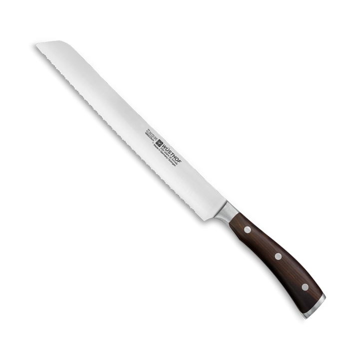 Nůž na chléb s dvojitými vroubky IKON 23 cm - Wüsthof Dreizack Solingen