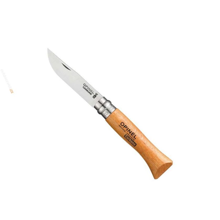 Zavírací nůž Opinel VRI N°06 Carbon blister 7,2 cm buk - Opinel