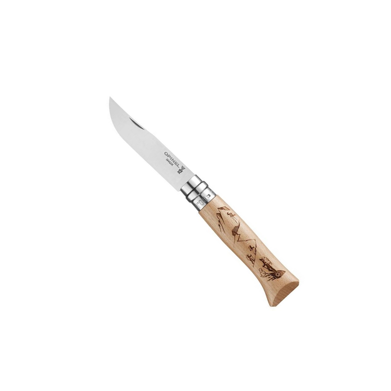 Zavírací nůž VRI N°8 Gravure Sport Rando 8,5 cm - Opinel