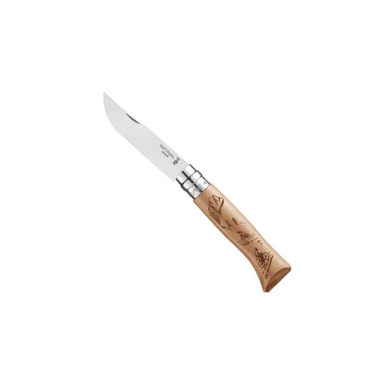 Zavírací nůž VRI N°8 Gravure Sport Velo 8,5 cm - Opinel