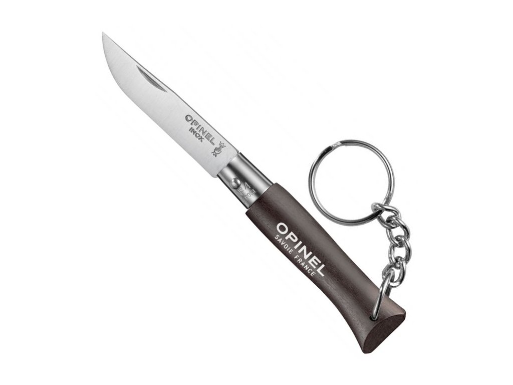 Klíčenka nůž VRI N°04 5 cm černá - Opinel