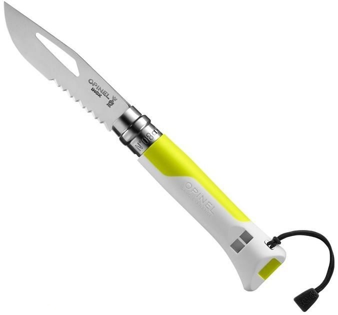 Zavírací nůž VRI N°08 Inox Outdoor Fluo Yellow, 8,5 cm - Opinel