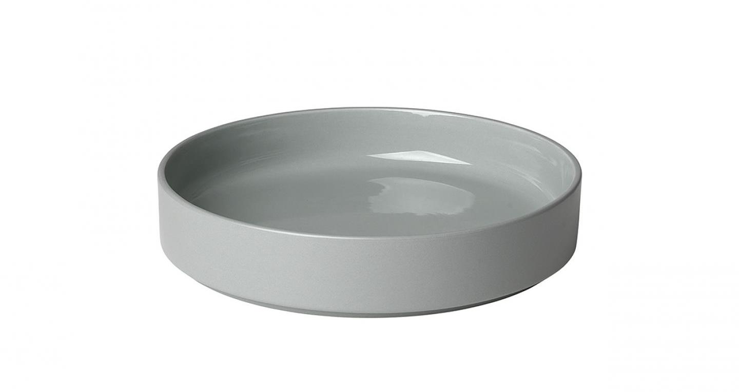 Hluboký talíř PILAR 20 cm, štěrkově šedý - Blomus