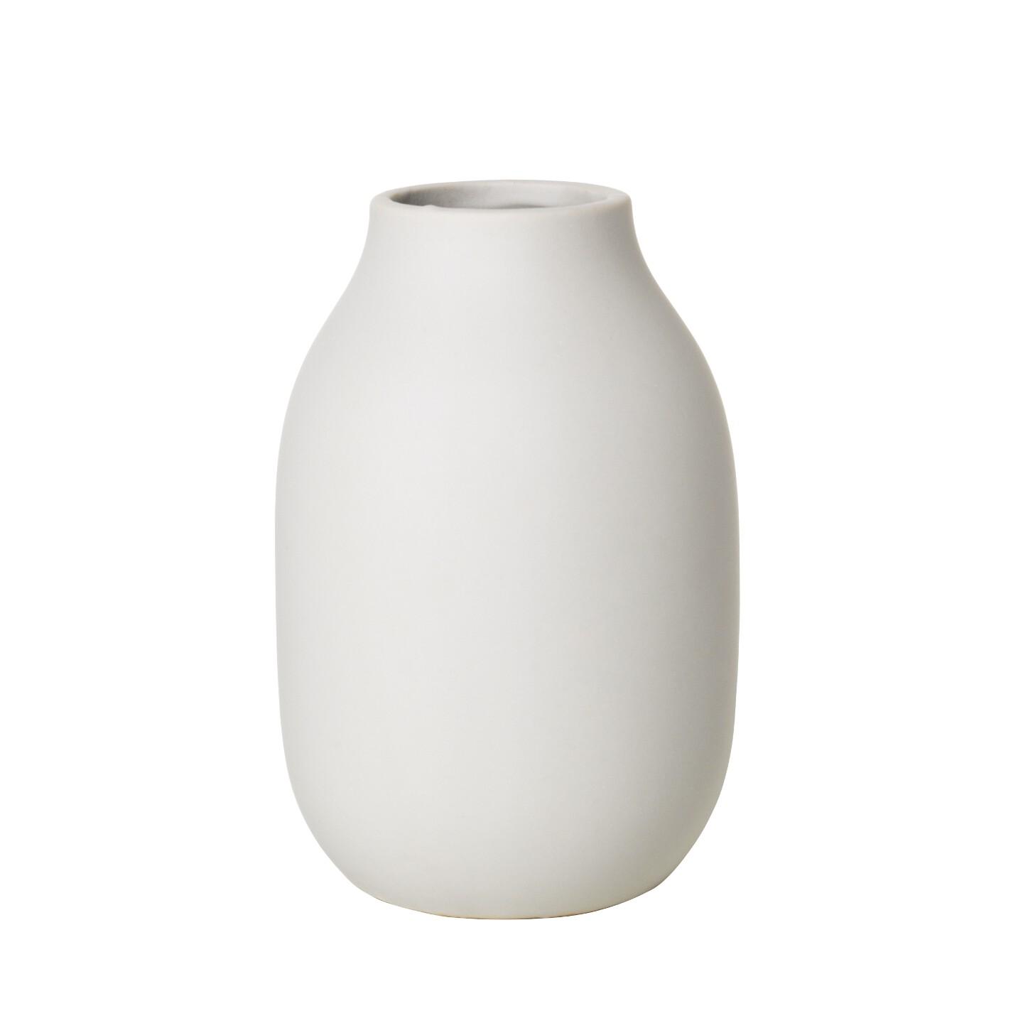 Porcelánová váza COLORA malá, krémová - Blomus