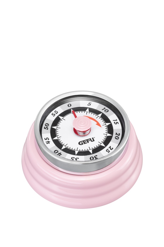 Kuchyňská magnetická minutka RETRO růžová - GEFU