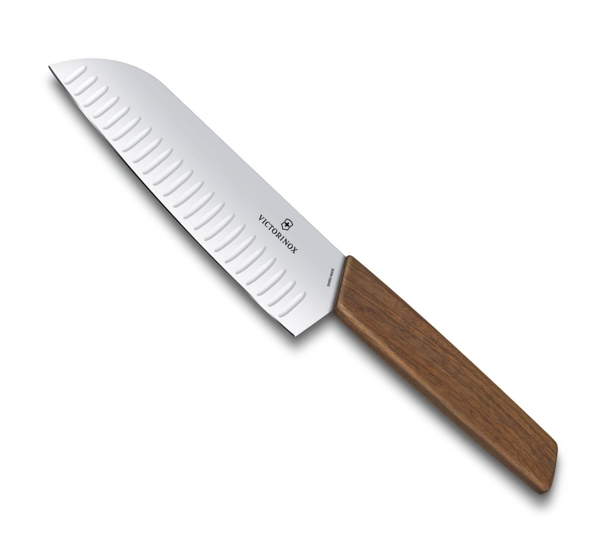 Japonský Nůž Santoku s výbrusy 17 cm SWISS MODERN - Victorinox