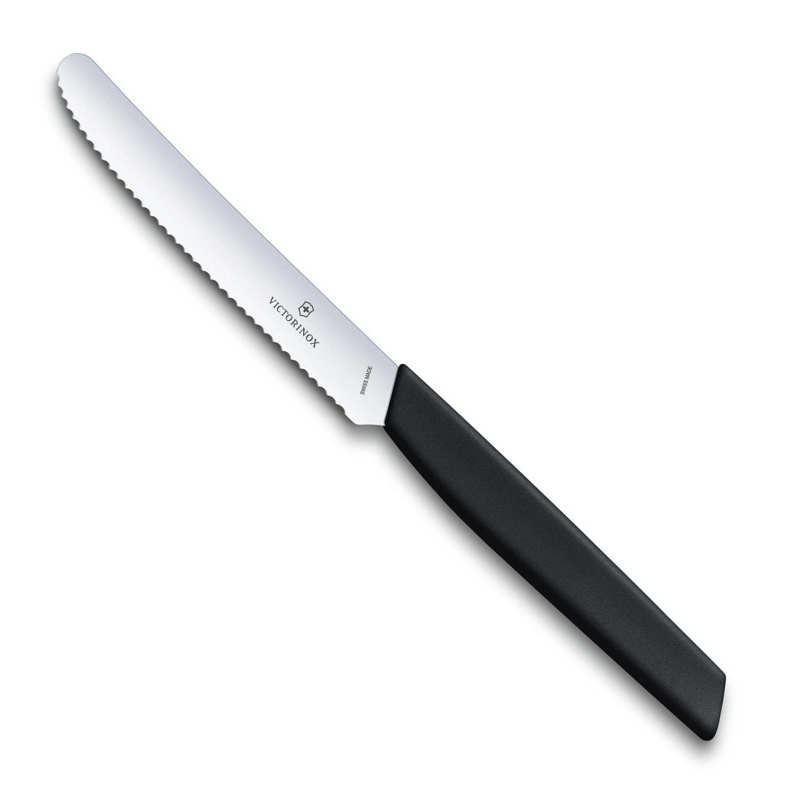 Nůž na rajčata SWISS MODERN 11 cm černý - Victorinox