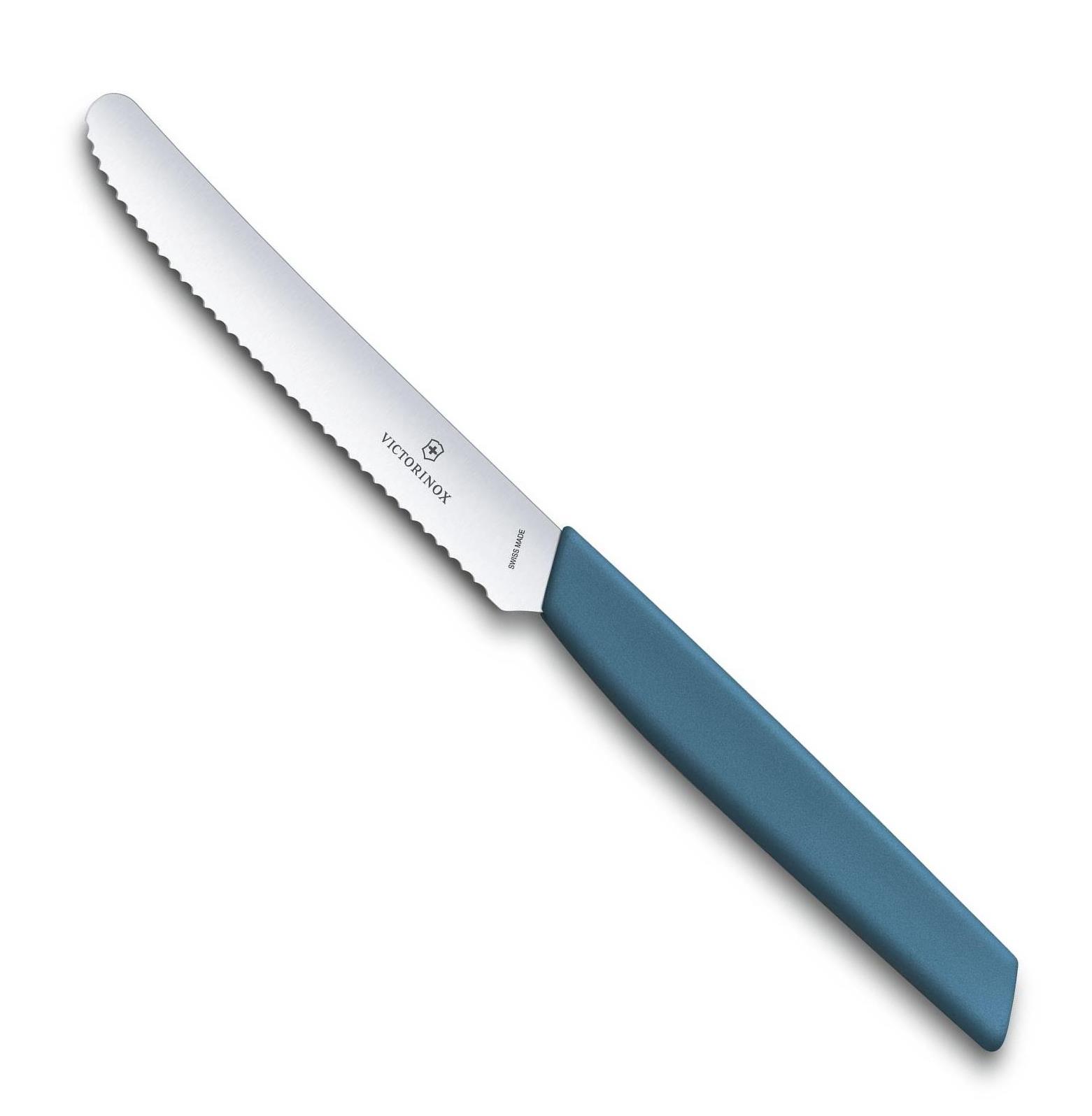Nůž na rajčata SWISS MODERN 11 cm modrý - Victorinox