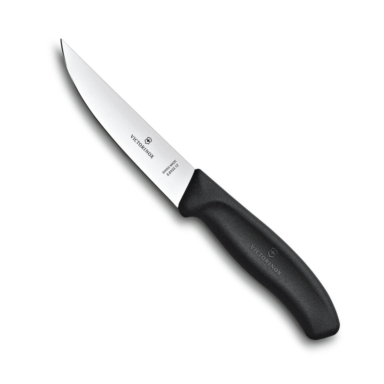 Nůž na porcování masa SWISS CLASSIC 12 cm černý - Victorinox