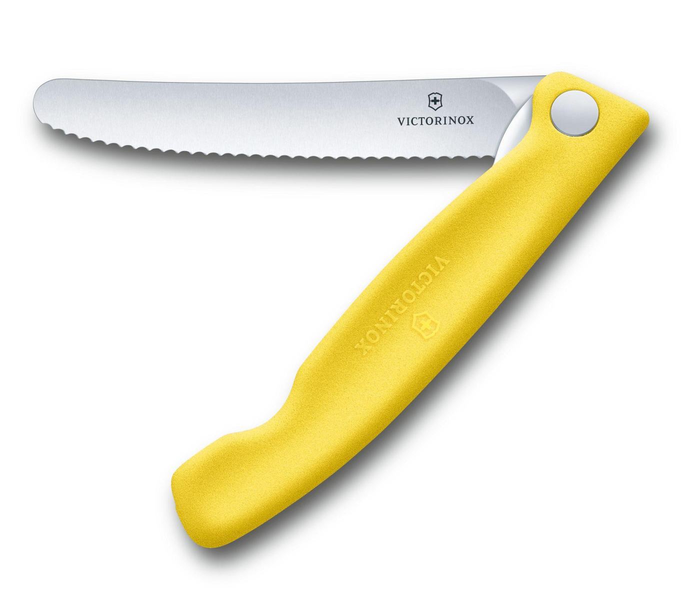 Skládací svačinový nůž SWISS CLASSIC žlutý - Victorinox