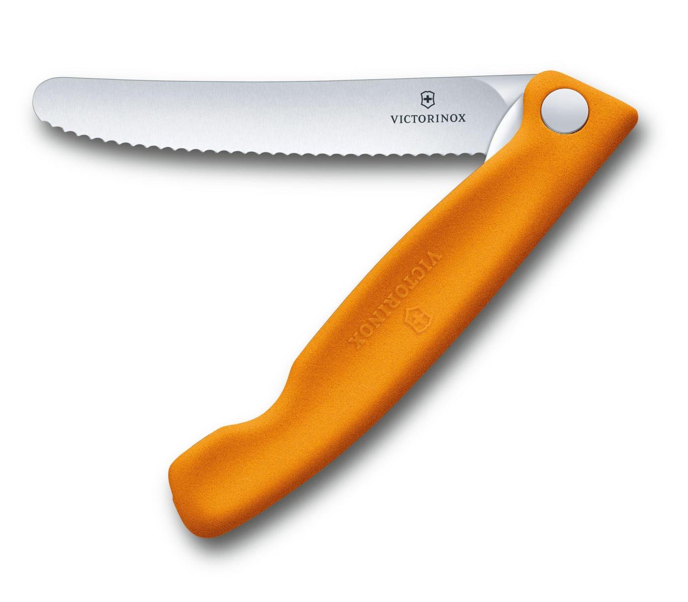 Skládací svačinový nůž SWISS CLASSIC oranžový - Victorinox