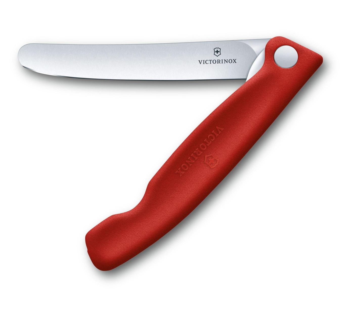 Skládací svačinový nůž SWISS CLASSIC s rovným ostřím červený - Victorinox