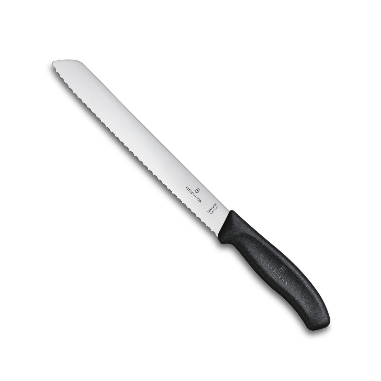 Nůž na chleba a pečivo SWISS CLASSIC 21 cm černý - Victorinox