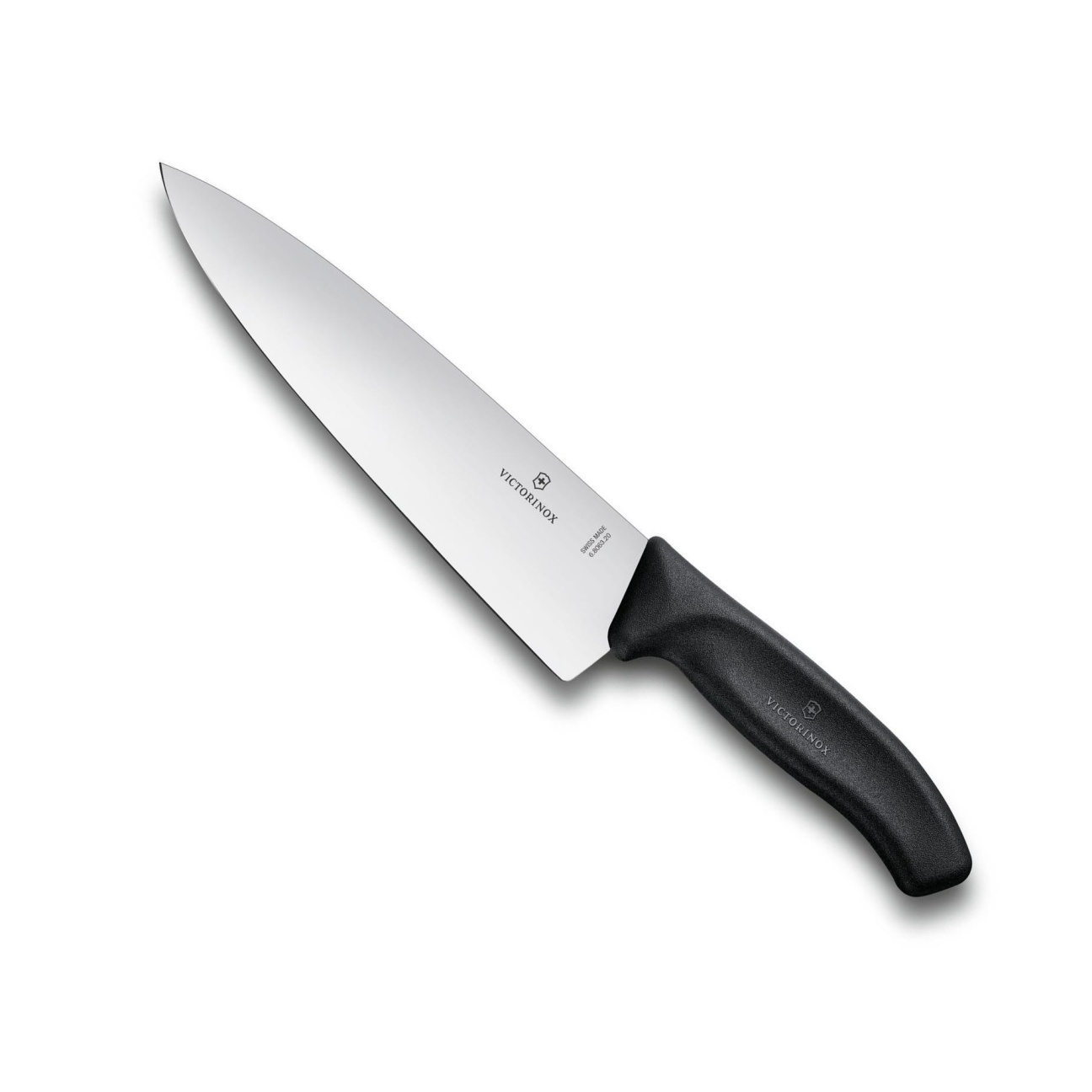 Kuchařský Nůž SWISS CLASSIC 20 cm černý extra široká čepel - Victorinox