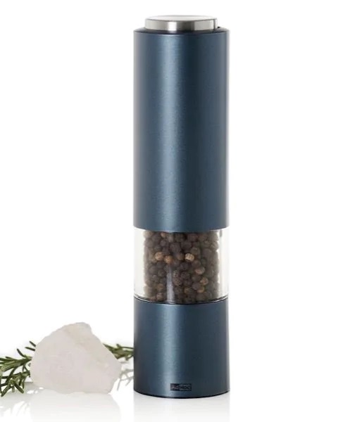 Elektrický mlýnek na pepř či sůl eMill, CeraCut, tmavě modrý 21,5 cm - AdHoc