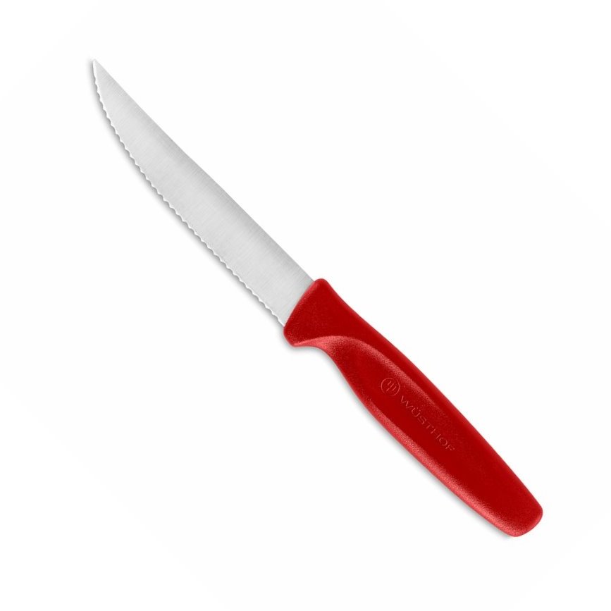 Nůž na pizzu / steak CREATE COLLECTION 10 cm červený - Wüsthof Dreizack Solingen