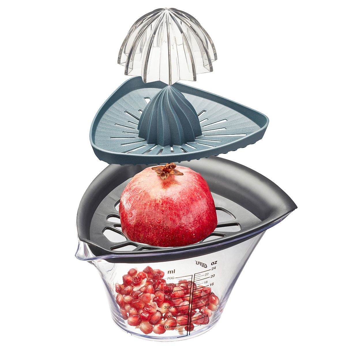 Odšťavňovač a odšťavňovač granátového jablka FRUTI - GEFU