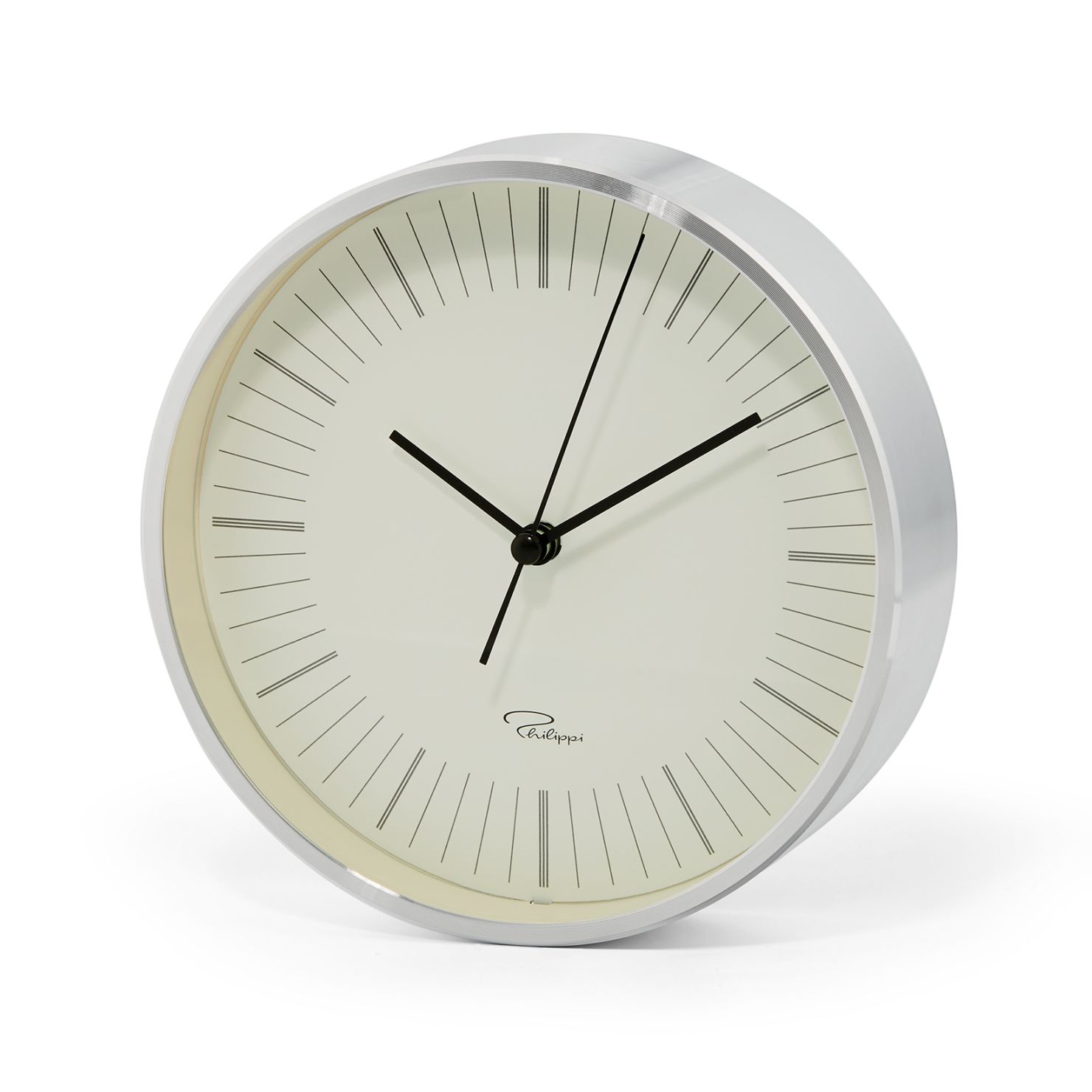 TEMPUS W4 nástěnné hodiny 20 cm, bílé - PHILIPPI