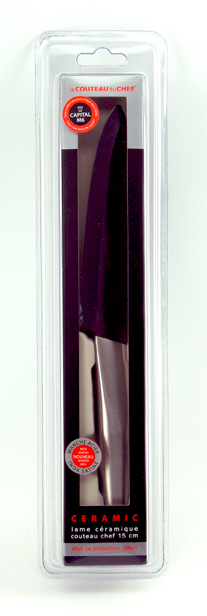 Keramický kuchařský nůž TRANSITION CERAMIQUE 15 cm, černý - TB France