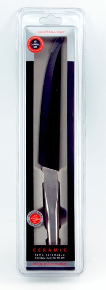 Keramický kuchyňský nůž TRANSITION CERAMIQUE 18 cm, černý - TB France