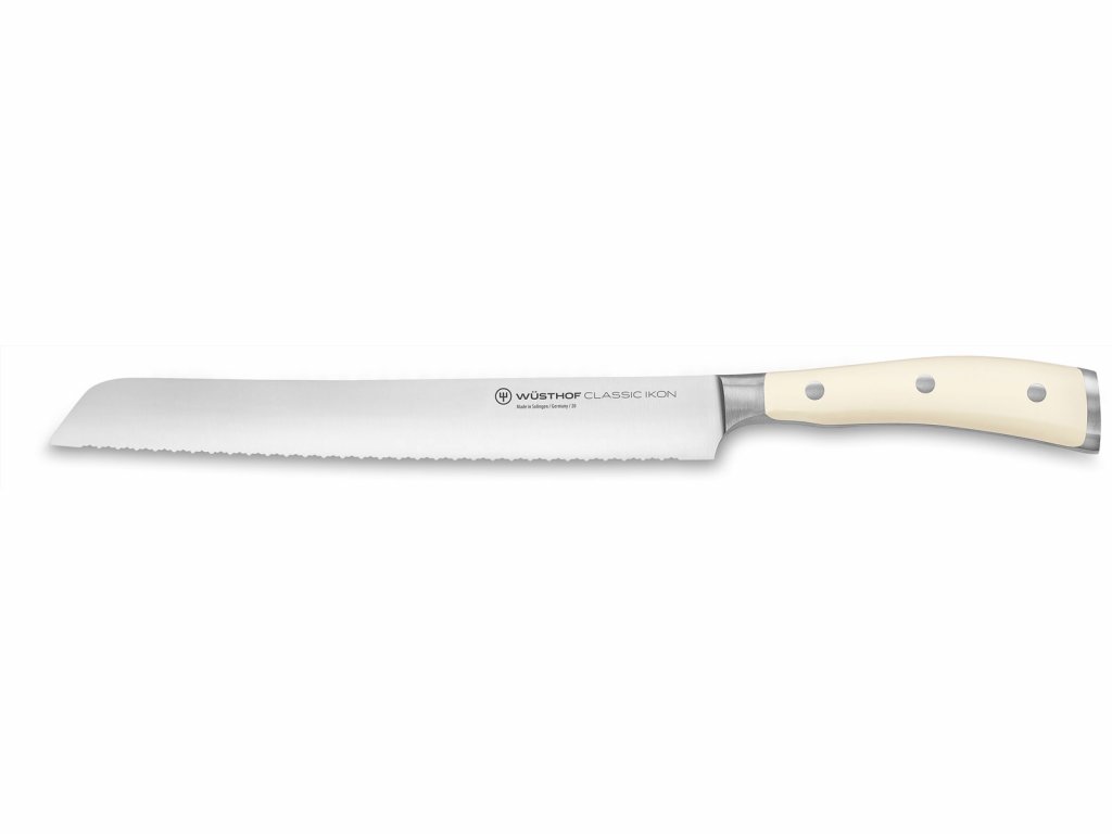 Nůž na chleba CLASSIC IKON Creme White 23 cm - Wüsthof Dreizack Solingen