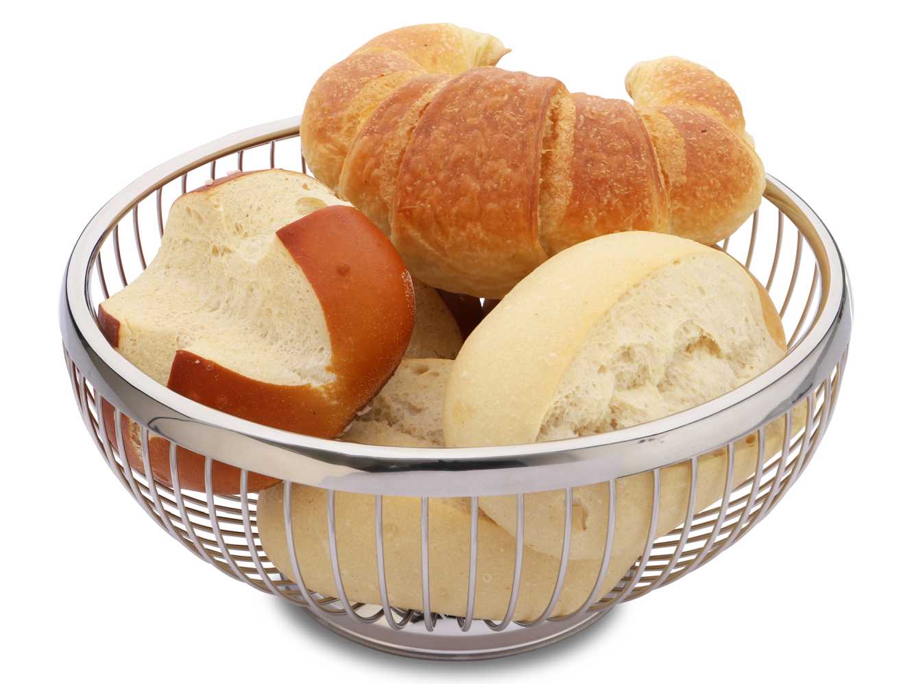 Nerezový Koš na chléb/ovoce, 22 cm - WEIS