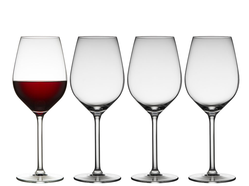 Sklenice na červené víno Juvel, 4 ks - LYNGBY GLAS