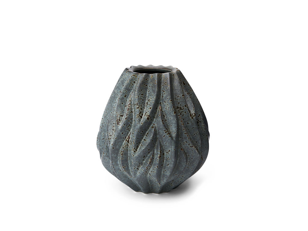 Porcelánová váza Flame 19 cm Grey - MORSØ