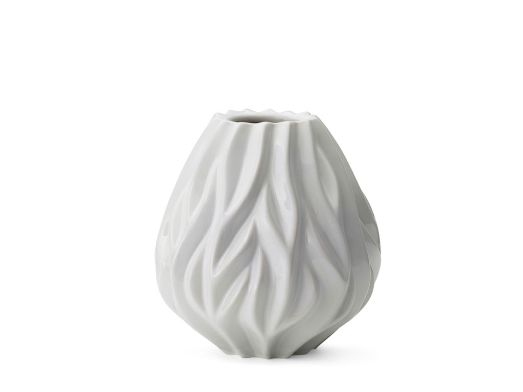 Porcelánová váza Flame 19 cm White - MORSØ