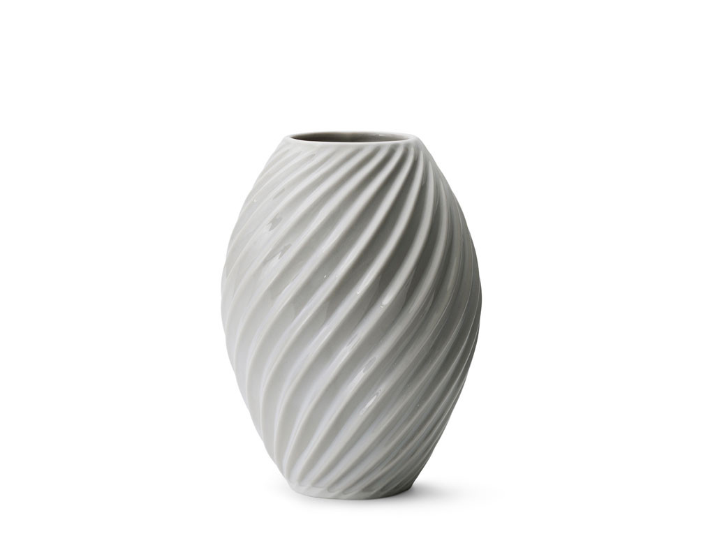 Porcelánová váza River White, 21 cm - MORSØ