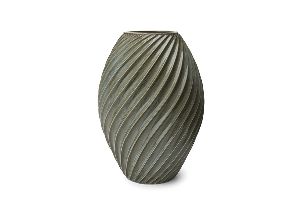 Porcelánová váza River Grey, 26 cm - MORSØ