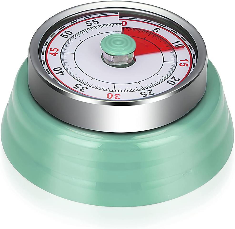 Kuchyňská magnetická minutka Speed Retro zelená - WOKICOR