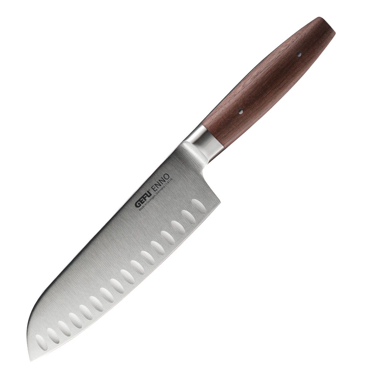 Santoku nůž ENNO, 18 cm, ořechové dřevo - GEFU Solingen