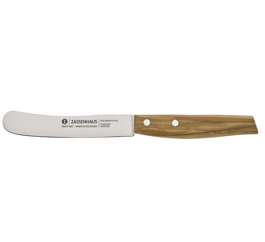 Kuchyňský nůž na máslo 11,5 cm, olivové dřevo - Zassenhaus