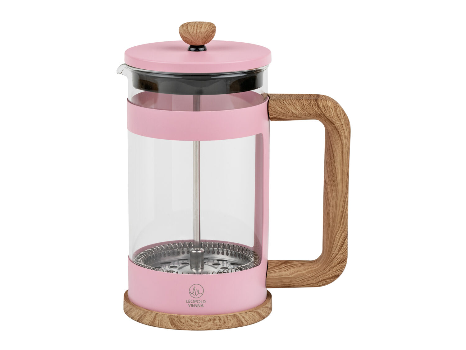 French Press Franca 600ml Pink - LEOPOLD VIENNA