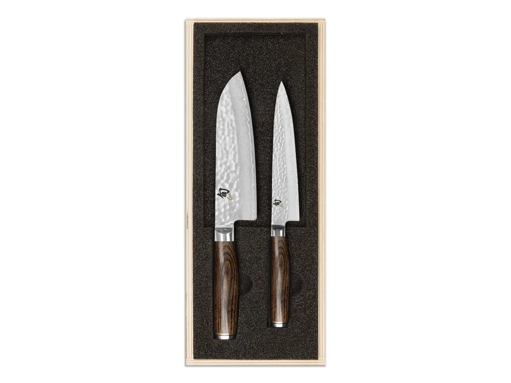 Sada dvou japonských nožů Kai SHUN PREMIER TM - Santoku a Utility - KAI