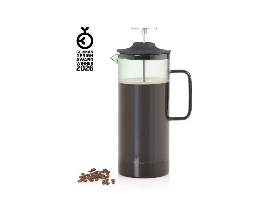 French Press Ad Hoc IMPACT tmavé sklo/nerez 1000 ml - AdHoc