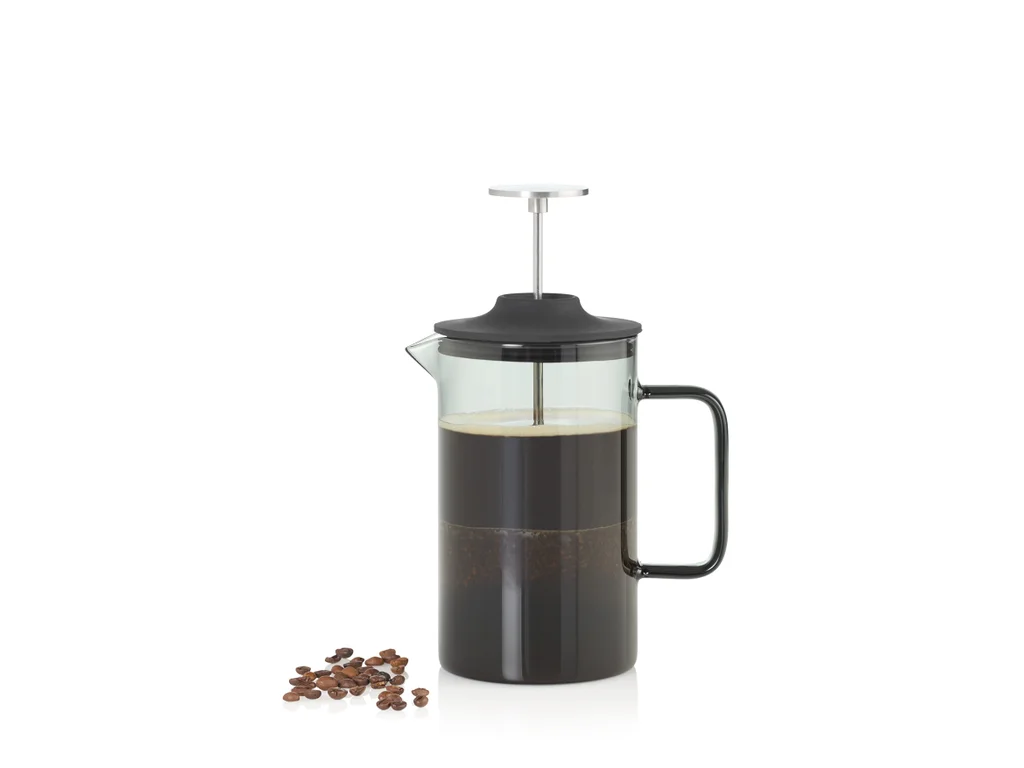 French Press Ad Hoc IMPACT 600 ml z dvouplášťového tmavého skla, 600 ml - AdHoc