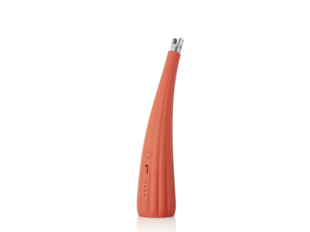 Elektrický stolní zapalovač Ad Hoc ARC kabel USB terakota/plast/nerez - AdHoc
