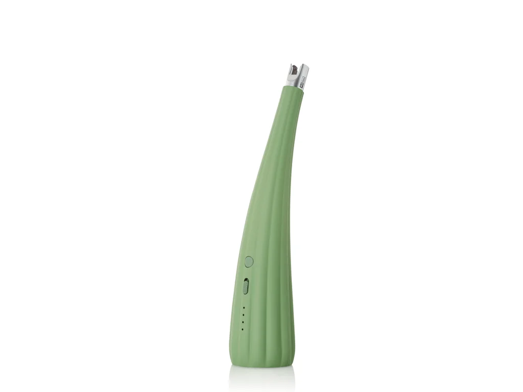 Elektrický stolní zapalovač Ad Hoc ARC kabel USB zelený/plast/nerez - AdHoc