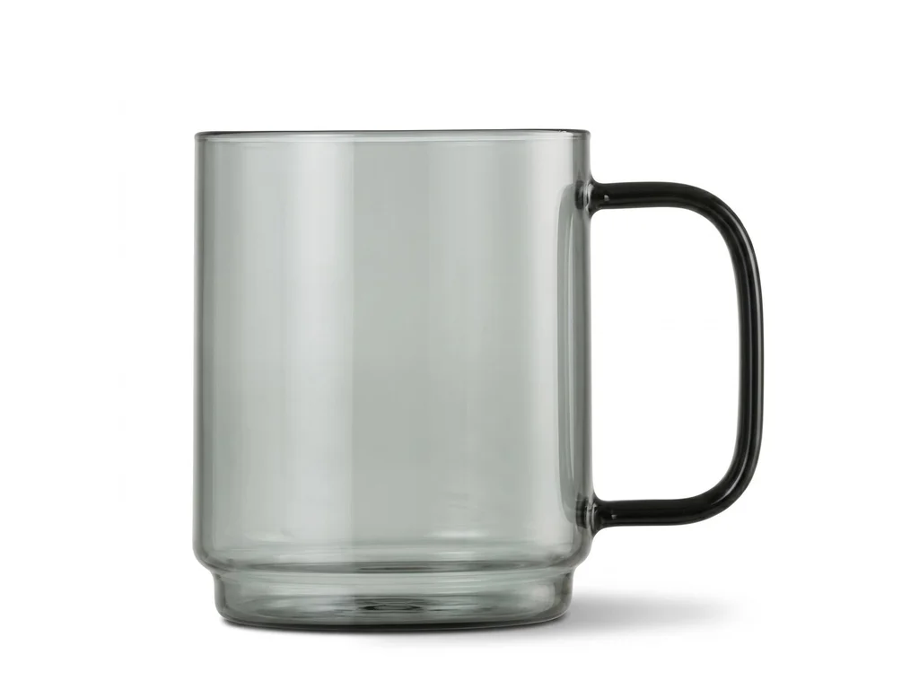 Hrnek na lungo/americano Ad Hoc IMPACT, tmavé sklo 500 ml - AdHoc