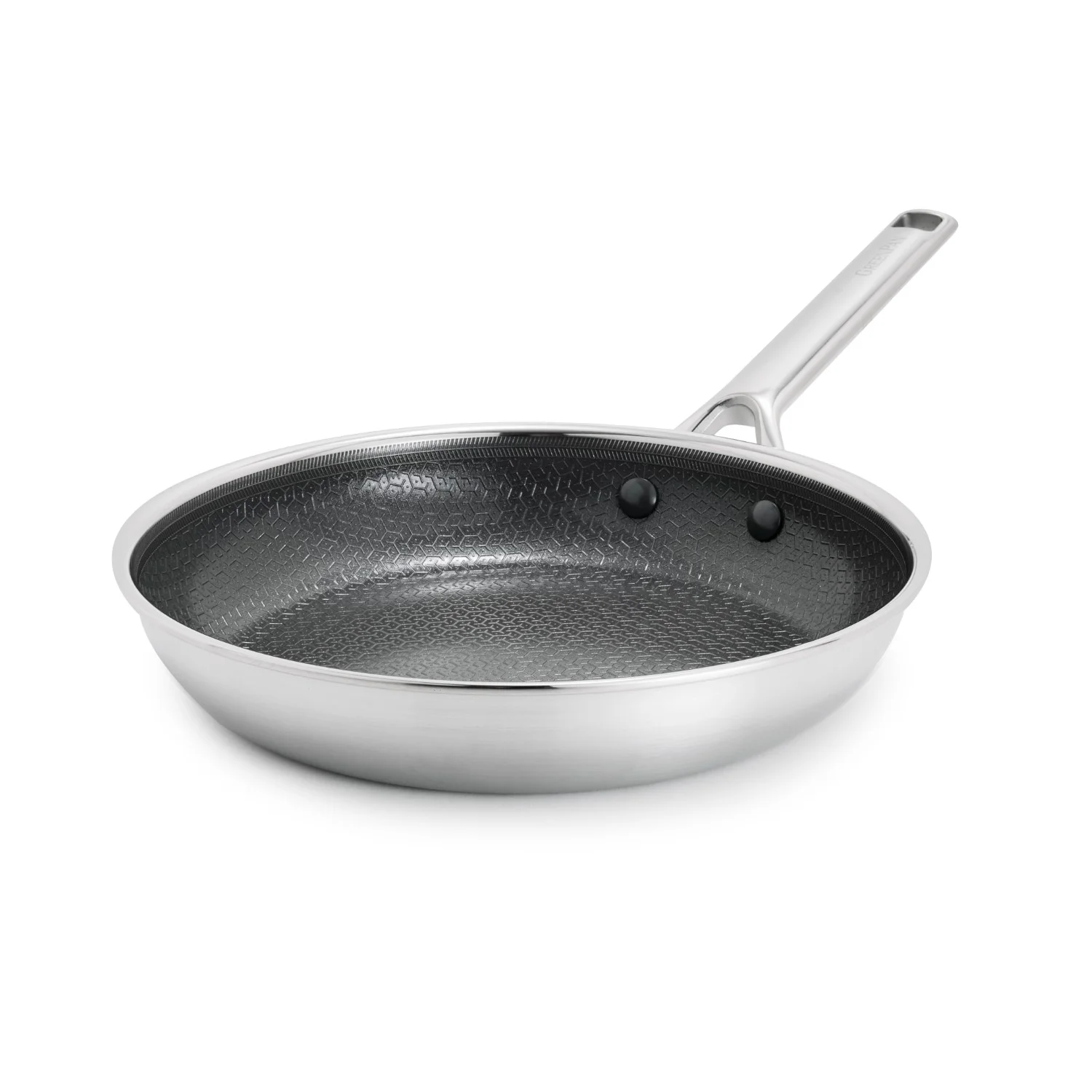 Nerezová pánev APEX, s hybridním keramickým nepřilnavým povrchem Thermobond, 24 cm- GreenPan