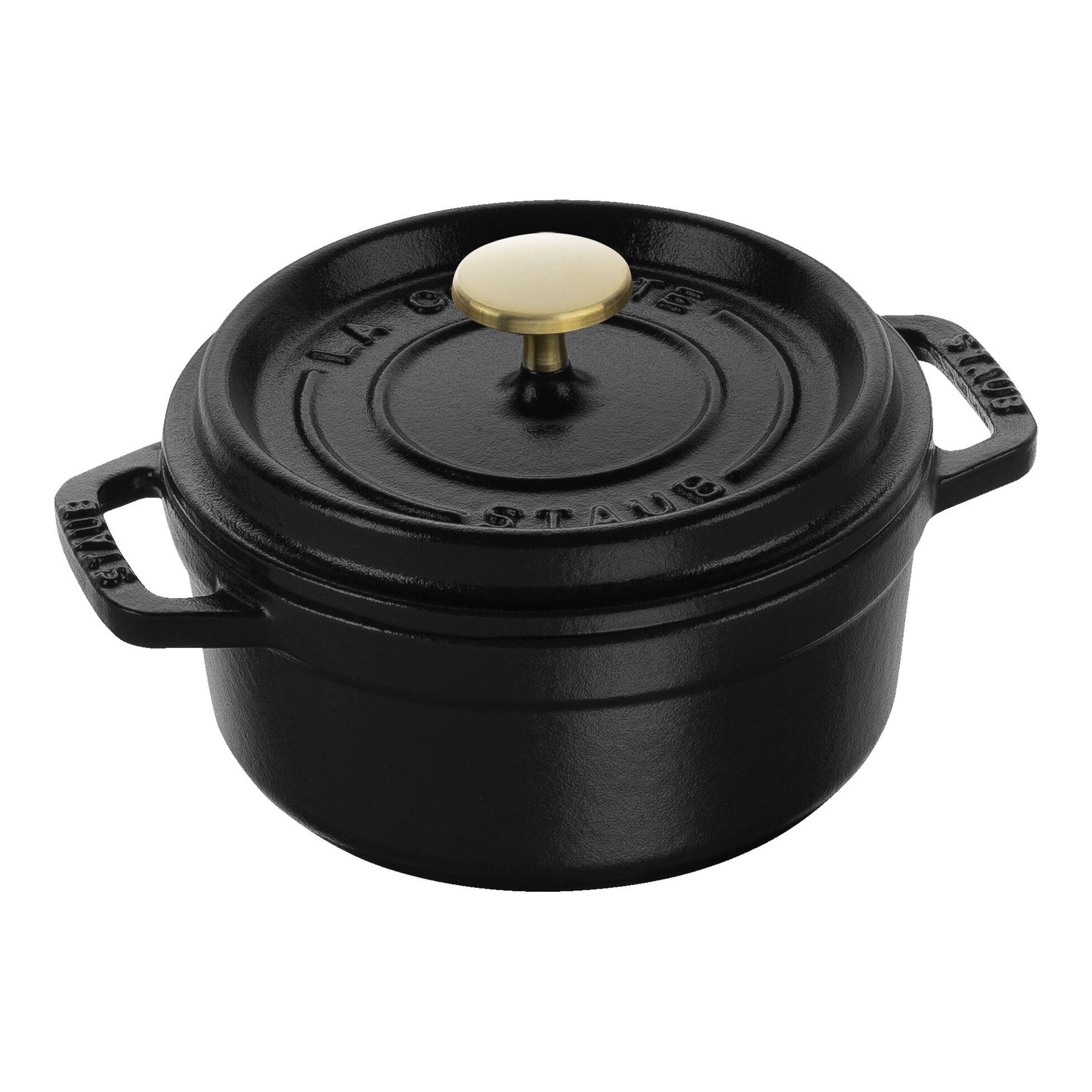 Hrnec s poklicí kulatý 14 cm černá - STAUB
