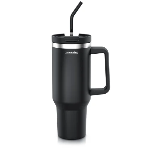 Termohrnek Quencher TRAVEL MUG Tumbler 1,2 l, černý - ARENDO