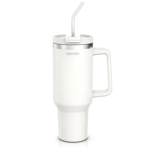 Termohrnek Quencher TRAVEL MUG Tumbler 1,2 l, bílý - ARENDO