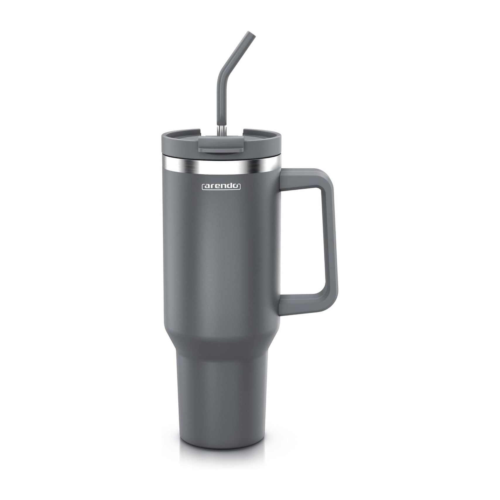 Termohrnek Quencher TRAVEL MUG Tumbler 1,2 l, šedý - ARENDO
