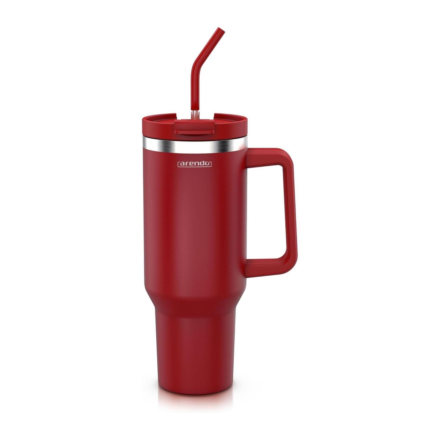 Termohrnek Quencher TRAVEL MUG Tumbler 1,2 l, červený - ARENDO