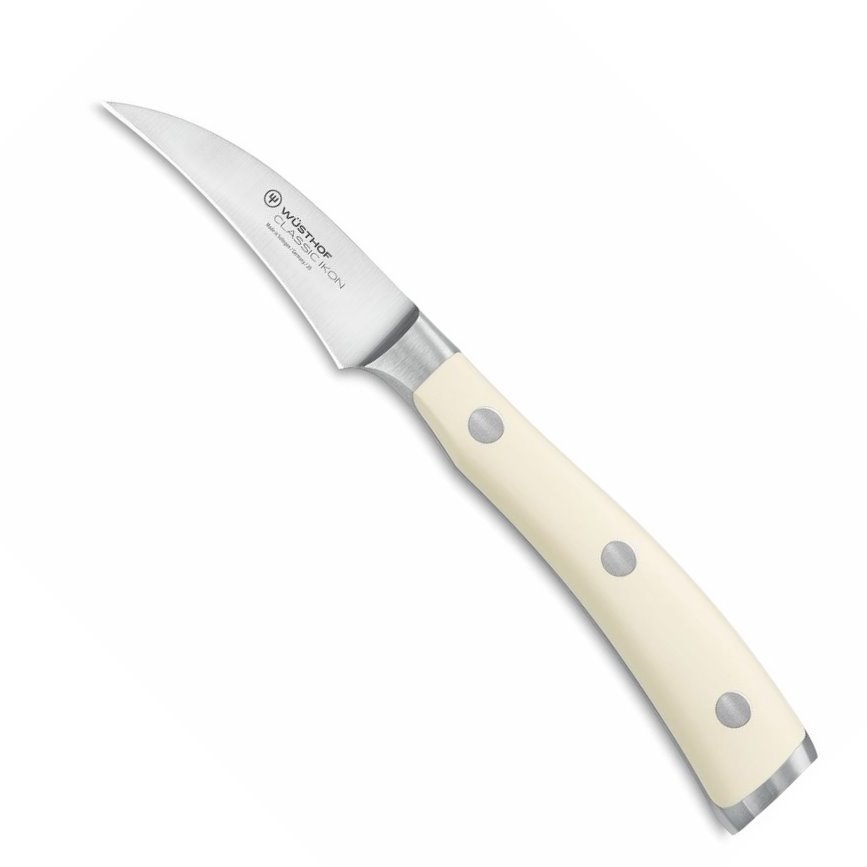 Loupací nůž CLASSIC IKON Creme White 7 cm - Wüsthof Dreizack Solingen